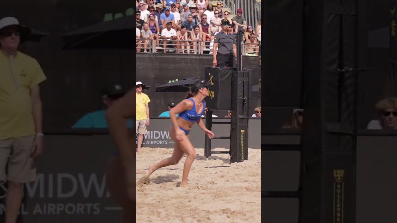 Beach Volleyball Slide by Savvy Simo