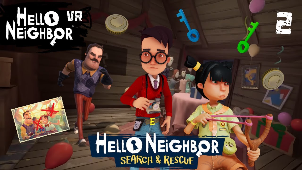 Finalmente entrando no Sotão do Vizinho - Hello Neighbor: Search & Rescue - 2