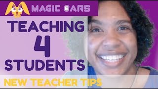 4 students vs 1:  A new Magic Ears Teacher explains key differences