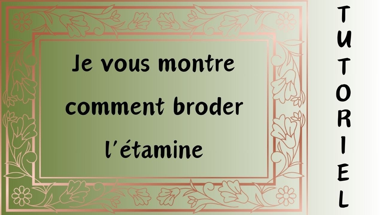 Tuto - Comment broder l'étamine #pointdecroix #crossstitch #puntodecruz #embroidery #broderie