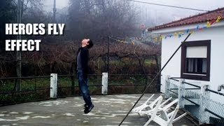 Heroes fly effect