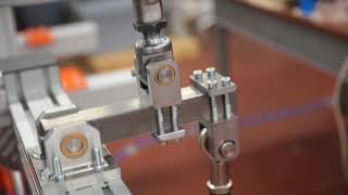 Fatigue test on swingarm motorcycle