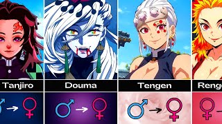 What If Male and Female Demon Slayer Characters Were Switched Kimetsu no Yaiba Gender Switch