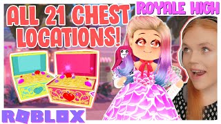 ALL *21* CHEST LOCATIONS! SUMMER 2021 UPDATE 🏰 ROYALE HIGH *UPDATED VIDEO*