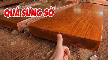 A Doãn phải sững sờ với sập gỗ cẩm hồng vân chun | Sơn Sập Gỗ
