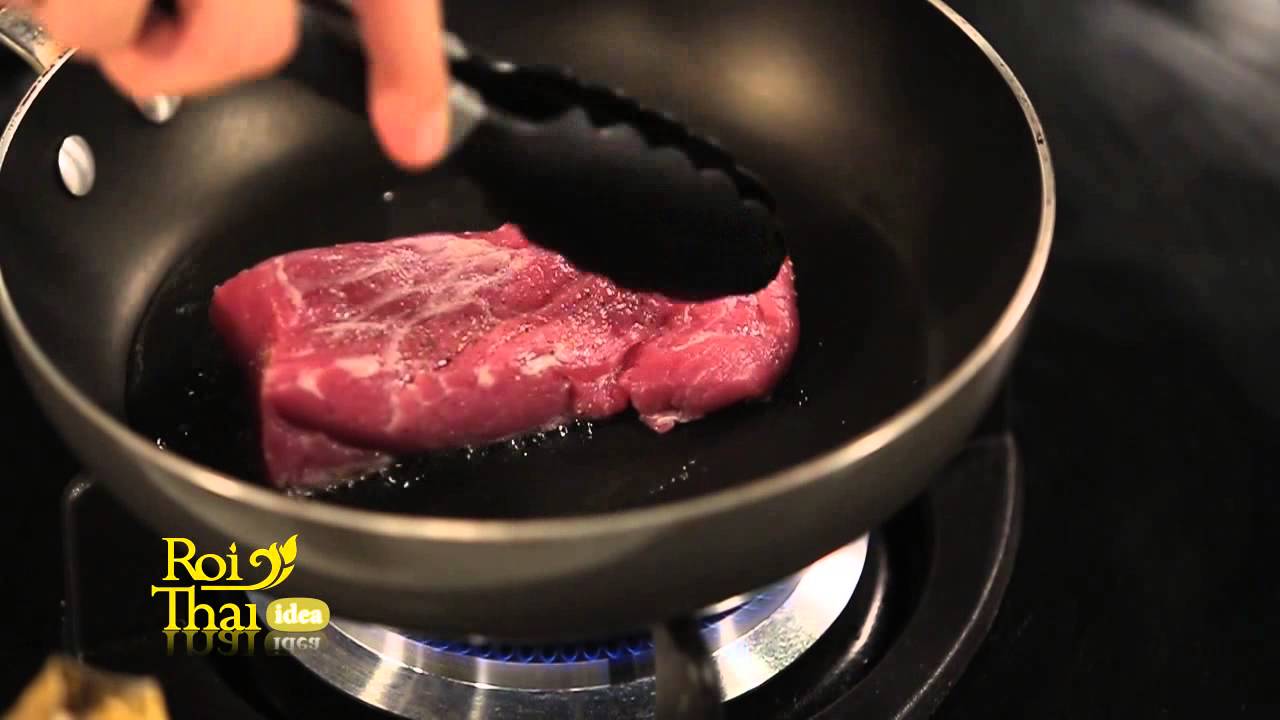 Roithai Idea ภารกิจอิ่มท้อง Long Time - สันในหมูย่างกับซอสแกงแดง เชฟวุธ