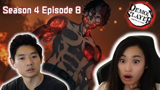😱 Muzan is RIPPED 🔥🔥🔥 DEMON Slayer Season 4 Episode 8 REACTION!!!