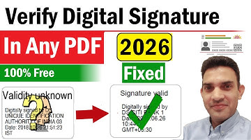 Hoe u een digitale handtekening in PDF kunt verifiëren | Hoe u een digitale handtekening in PDF k...