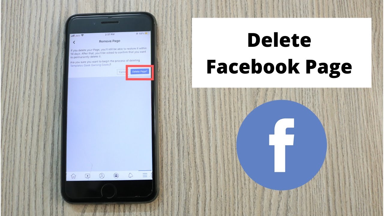 How to Delete Facebook Page on iPhone (11)