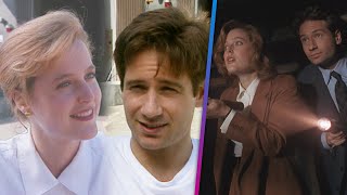 The X-Files Turns 30! On Set for Gillian Anderson and David Duchovny's First Interviews