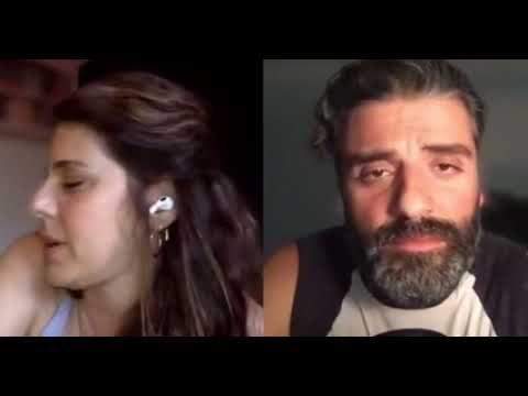 Moonknight Oscar Issac and Aunt May Marisa Tomei video chat call zoom