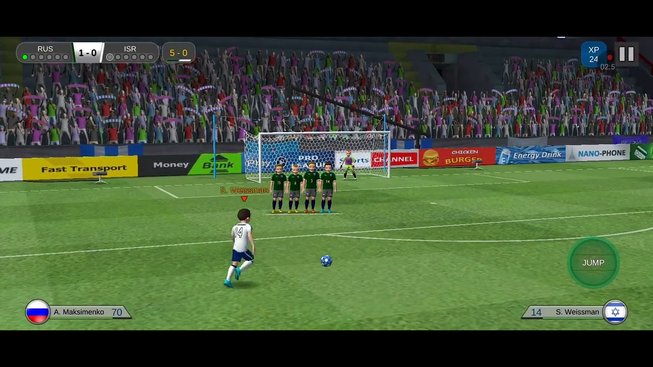 играю в pro kick за Россию - YouTube