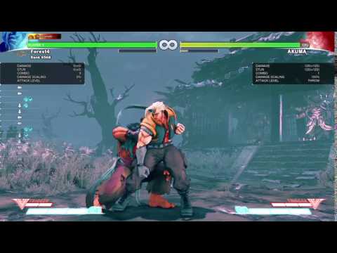 All Nash Lights Leave Nash at Throw Range on Block STREET FIGHTER V