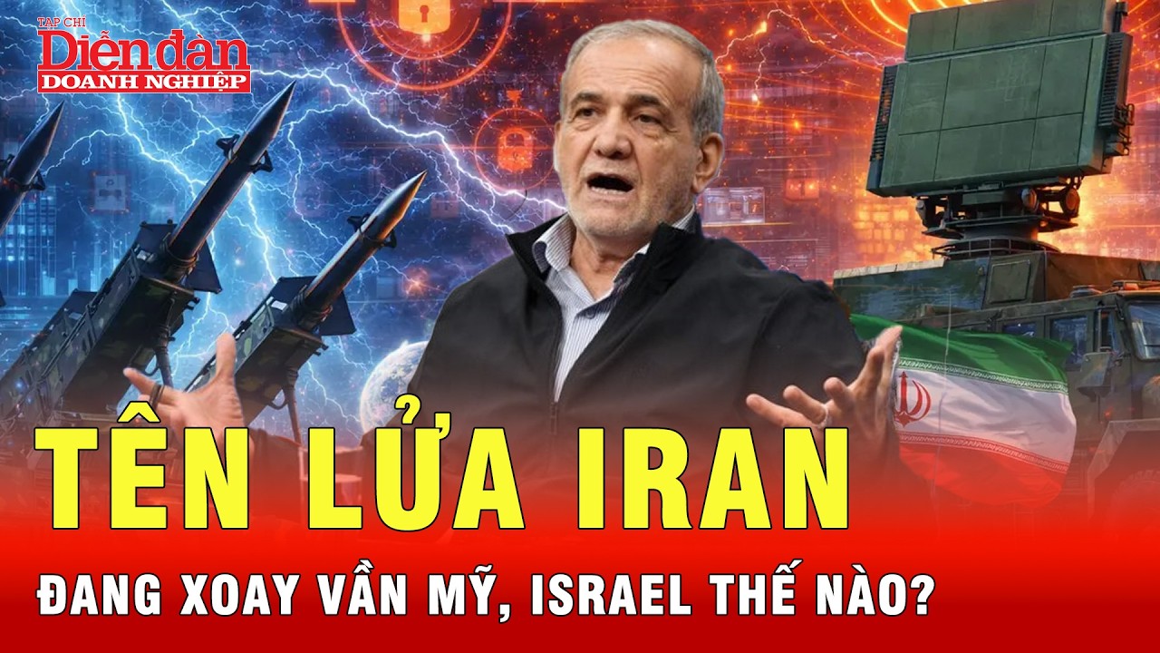 Mỹ, Israel đang chóng mặt ù tai ra sao với tên lửa Iran? | Tin tức 24h