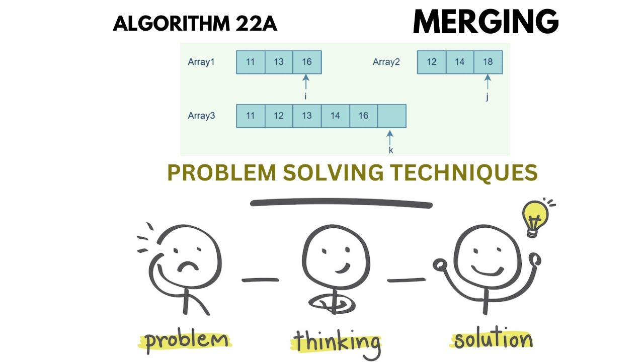ALGO 22A | ALGORITHM TO MERGE | PROBLEM SOLVING TECHNIQUES - YouTube