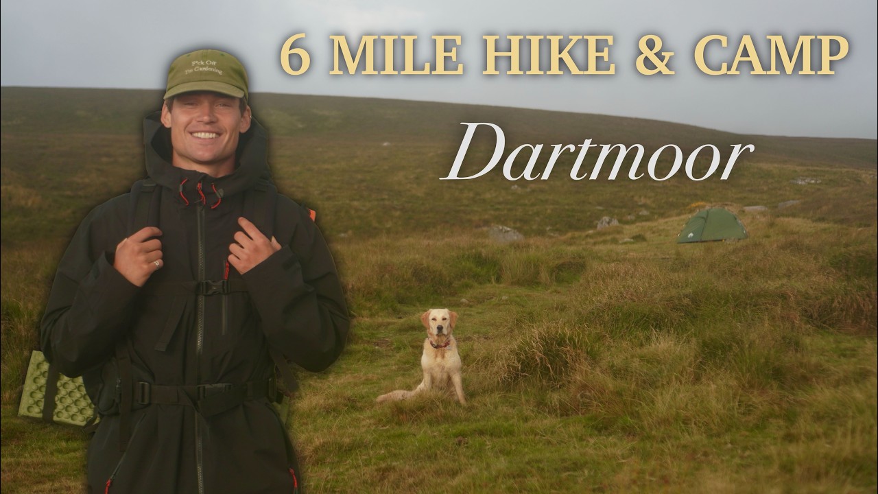 WILD CAMPING AFTER A 6 MILE HIKE IN DARTMOOR