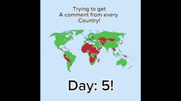 Trying to get a comment from every country! Day: 5! #country  #mapping  #geography