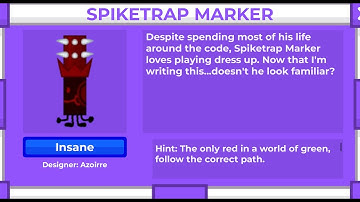 How to get Spiketrap Marker (SCENTED REVERIE [CHECK DESC]) - Find The Markers