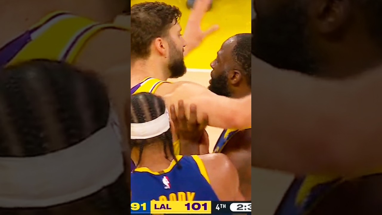 YOU'RE HURTING MY GUYS!! Maxi Kleber confronts Draymond Green for his hard screen on Austin Reaves!!
