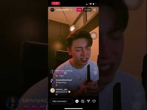 MC 張天賦 首唱《小心地滑》Instagram IG Live