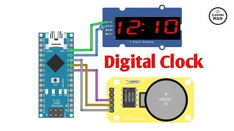 CARA MEMBUAT JAM DIGITAL DENGAN LED DISPLAY SEDERHANA MENGGUNAKAN ARDUINO, RTC, DAN TM1637