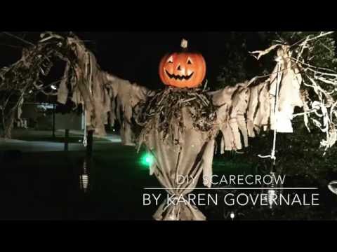 DIY - MAKE YOUR OWN SCARECROW FOR HALLOWEEN - HANK - STEP BY STEP TUTORIAL