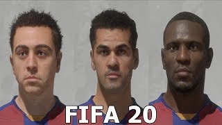 [FIFA 20] Xavi - Alves - Abidal faces