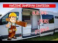 Building the camper van Interior - Part 2 - VW Crafter DIY Camper Van Conversion