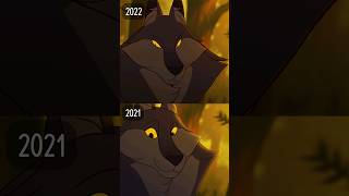 Animation Tests 2021 vs 2022 - CASSIE &amp; THE WOLF #animation #cartoon #indieanimation #shorts