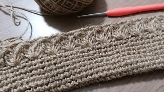 Jüt İp ile Çanta Yapımı, Part 1 &  Crochet bag