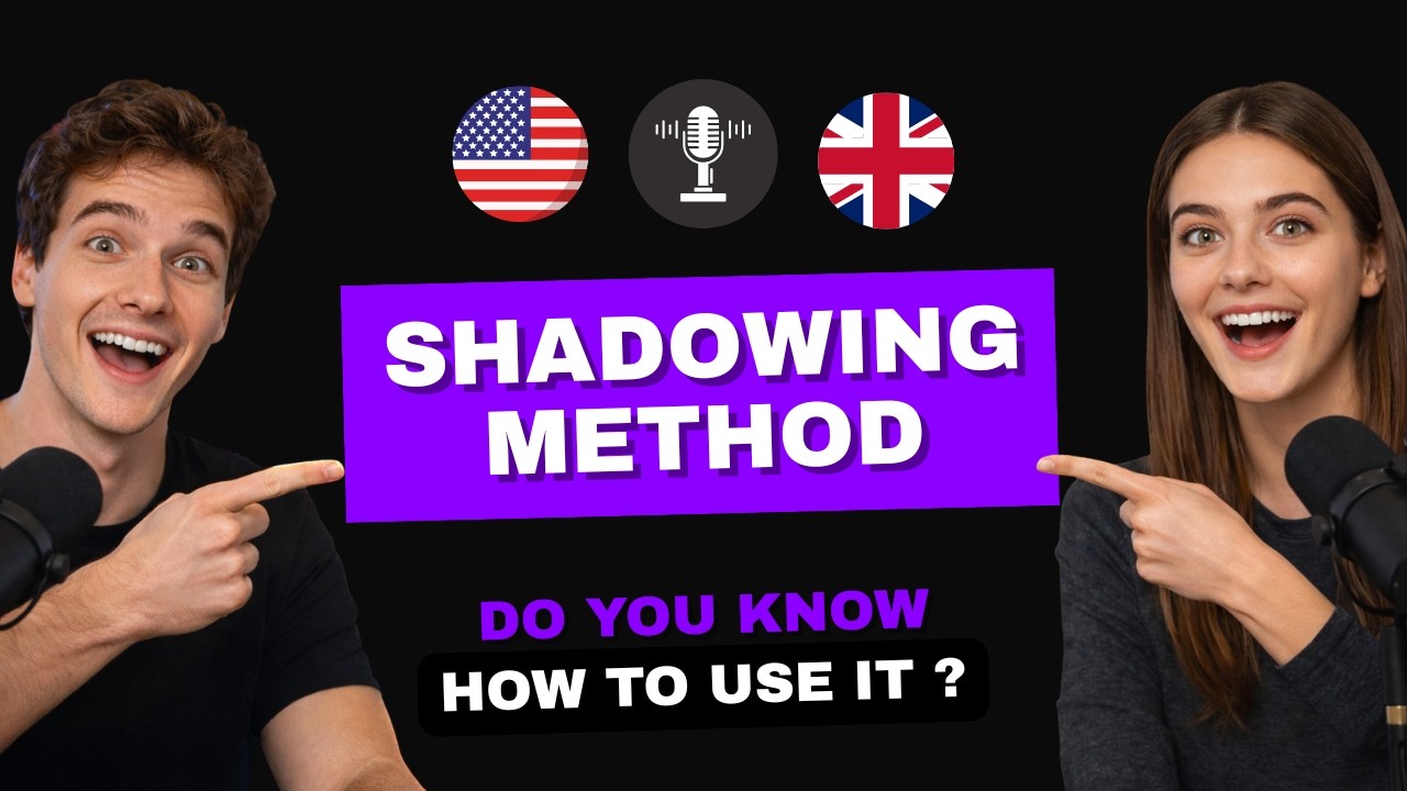 How to Sound Like a Native Speaker | The Shadowing Method | English Podcast A2-B1