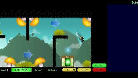 Sticky Ninja Academy | Level 3 100% | 7.430s (WR) | Speedrun