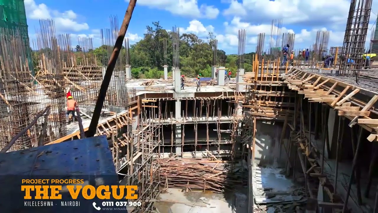 BLOCK C SLAB CONCRETE DONE – THE VOGUE KILELESHWA