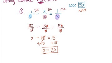 Unit 3 day 3 Solving Rational Equations