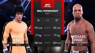 Bruce Lee vs. Michael Page - Openweight (Simulation on PS5 | UFC 5)