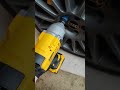 Quick test Dewalt DCF899 on wheels