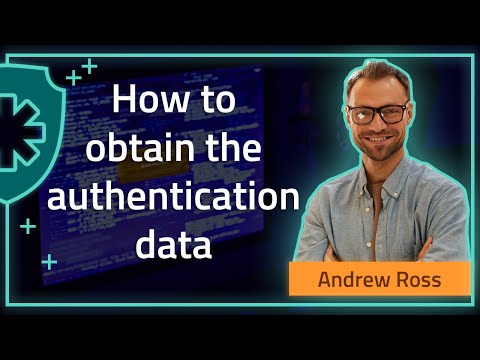 How to obtain the API authentication data