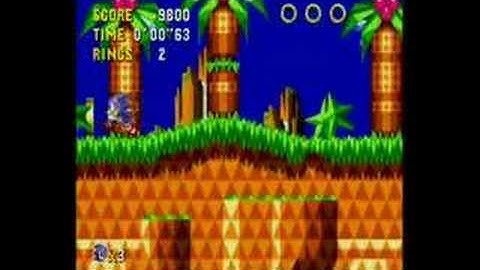 Sega Mega-CD JPN Startup, Sonic CD intro and gameplay (HQ)