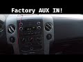 Detailed Tutorial 2004-2005 Ford F150 Head Unit AUX Input