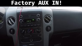 Detailed Tutorial 20042005 Ford F150 Head Unit AUX Input