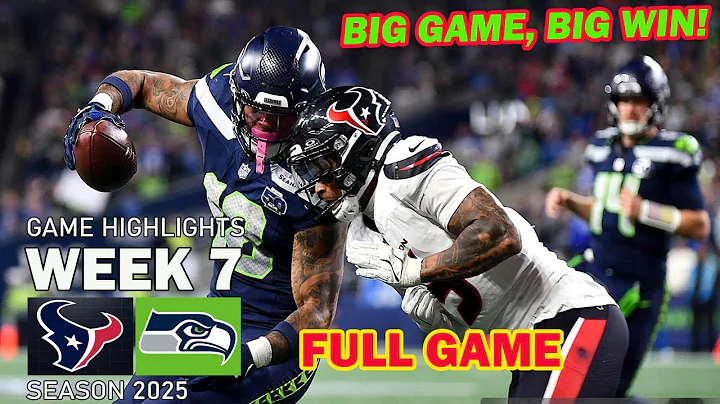Seahawks vs. Texans | FULL GAME Highlights | Week7  NFL Season 2025