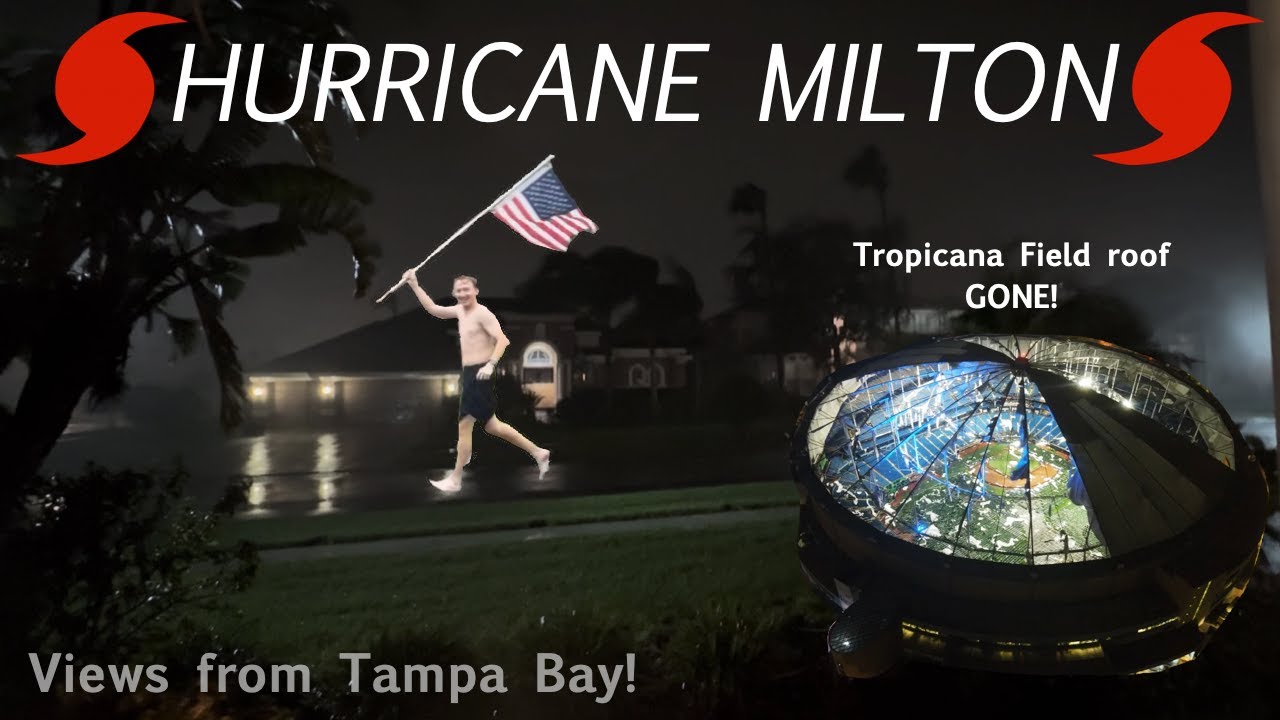 The Views of HURRICANE MILTON from Tampa Bay, Florida (2024) | Vlog ...