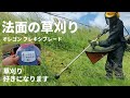 ナイロンコードの法面草刈りが楽しくてチップソーに戻れない