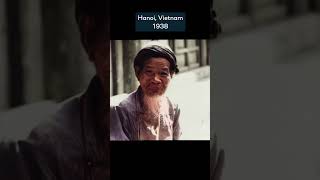 Amazing Footage From Hanoi In 1938 🤯 #Colorized #Historical #Hanoi