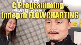 C Programming  - indepth FLOWCHARTING