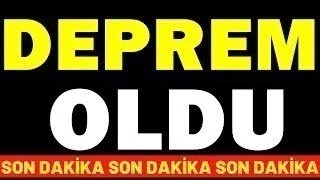Deprem Oldu Son Daki̇ka Şi̇ddetli̇ Büyük Bi̇r Deprem Meydana Geldi̇