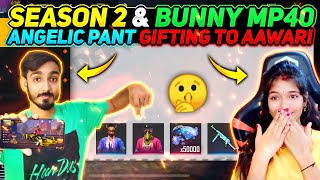 Gifting Season 2 Bunny mp40 And Angelic Pant to AAWARI ❤️ Worth 10,00,000 Rupees || Free Fire