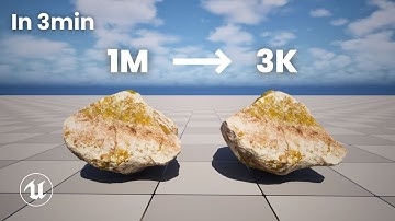 Unreal Engine 5 Simplify High-Poly Models in Seconds (Built-In Tool!)