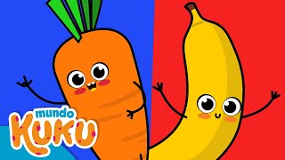 Frutas Y Verduras Saludables Para Niños - Mundo Kuku Material Educativo