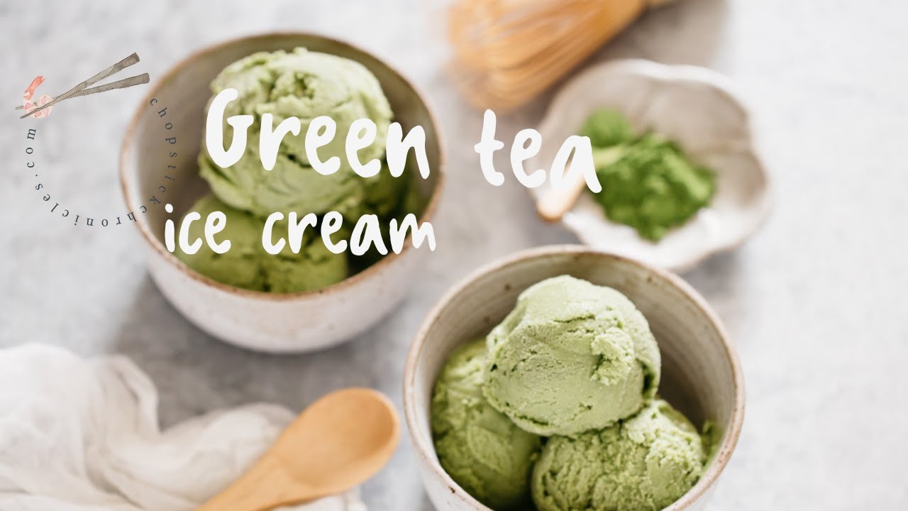 Matcha Green Tea Ice cream | Chopstick Chronicles